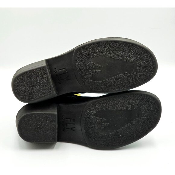 NWT Fly London Women's Black Suede Merk Ankle Bootie Size 8.5  (39) 2821 - Picture 7 of 15